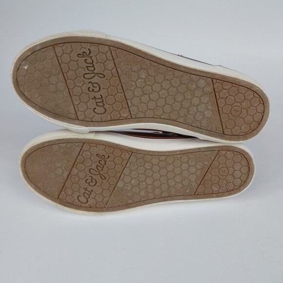 Boys' Florian‎ Lace-Up Zipper Sneakers Brown - Cat & Jack - SIZE 4 - Picture 5 of 5